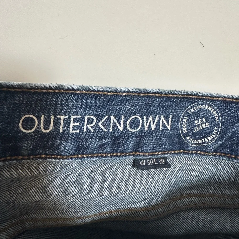 Outerknown S.E.A Jeans Ambassador Slim Fit‎ Organic Cotton Mens Jeans Size 30